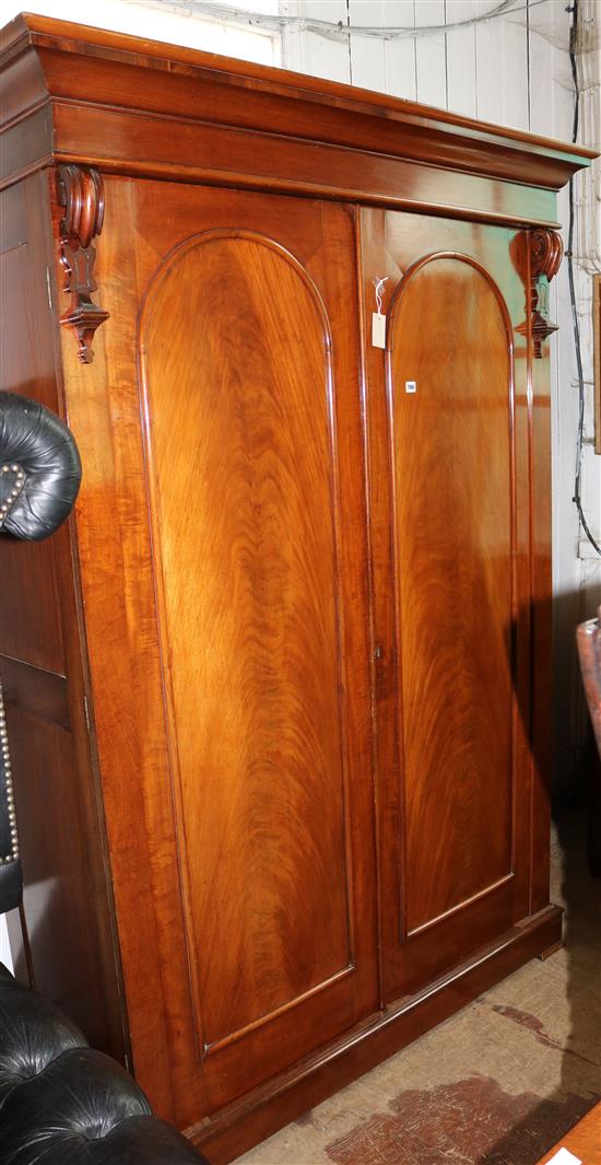 Channel Island mahogany linen press